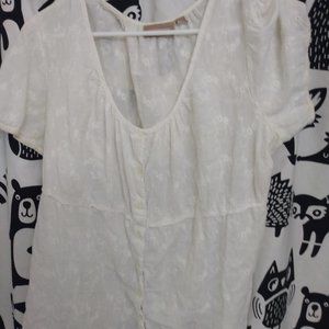 White lace Cotton top